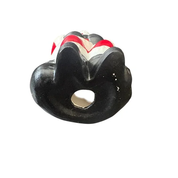 Santa Claus Ceramic Figurine Hand Painted Christmas Decor Vintage - Picture 5 of 5